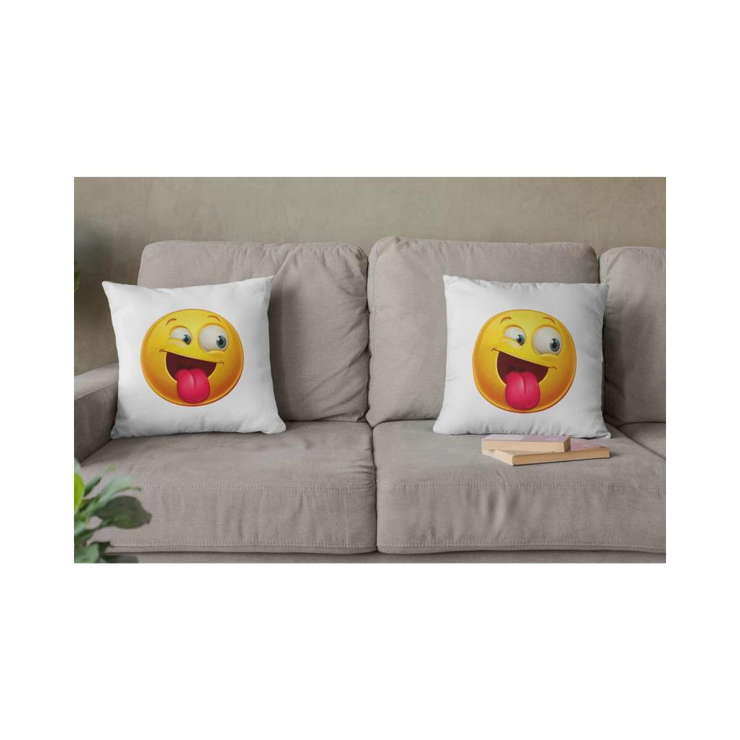 Dekokissen-Set Emoji Ätsch