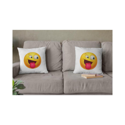 Dekokissen-Set Emoji Ätsch