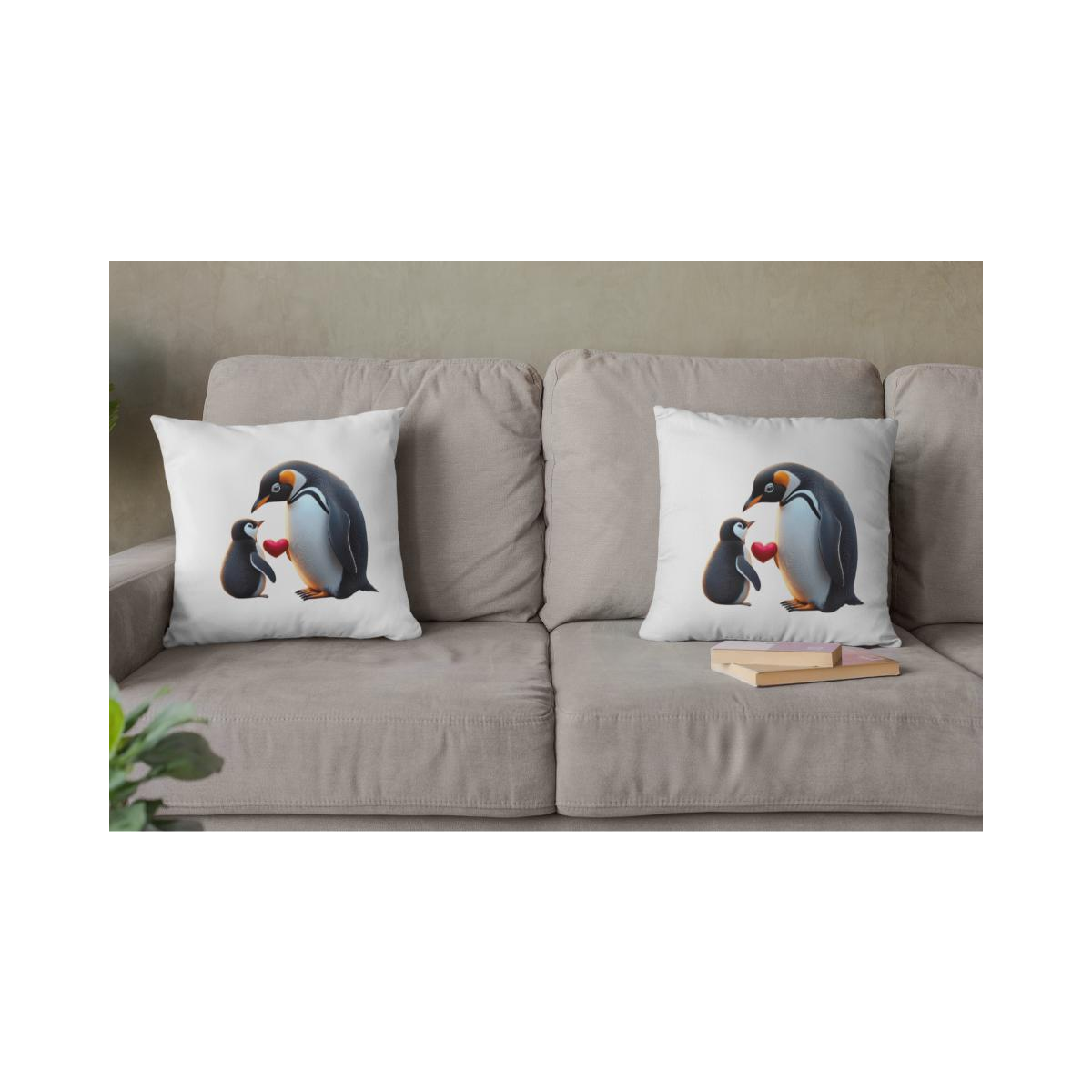 Dekokissen-Set Pinguin Mother Love