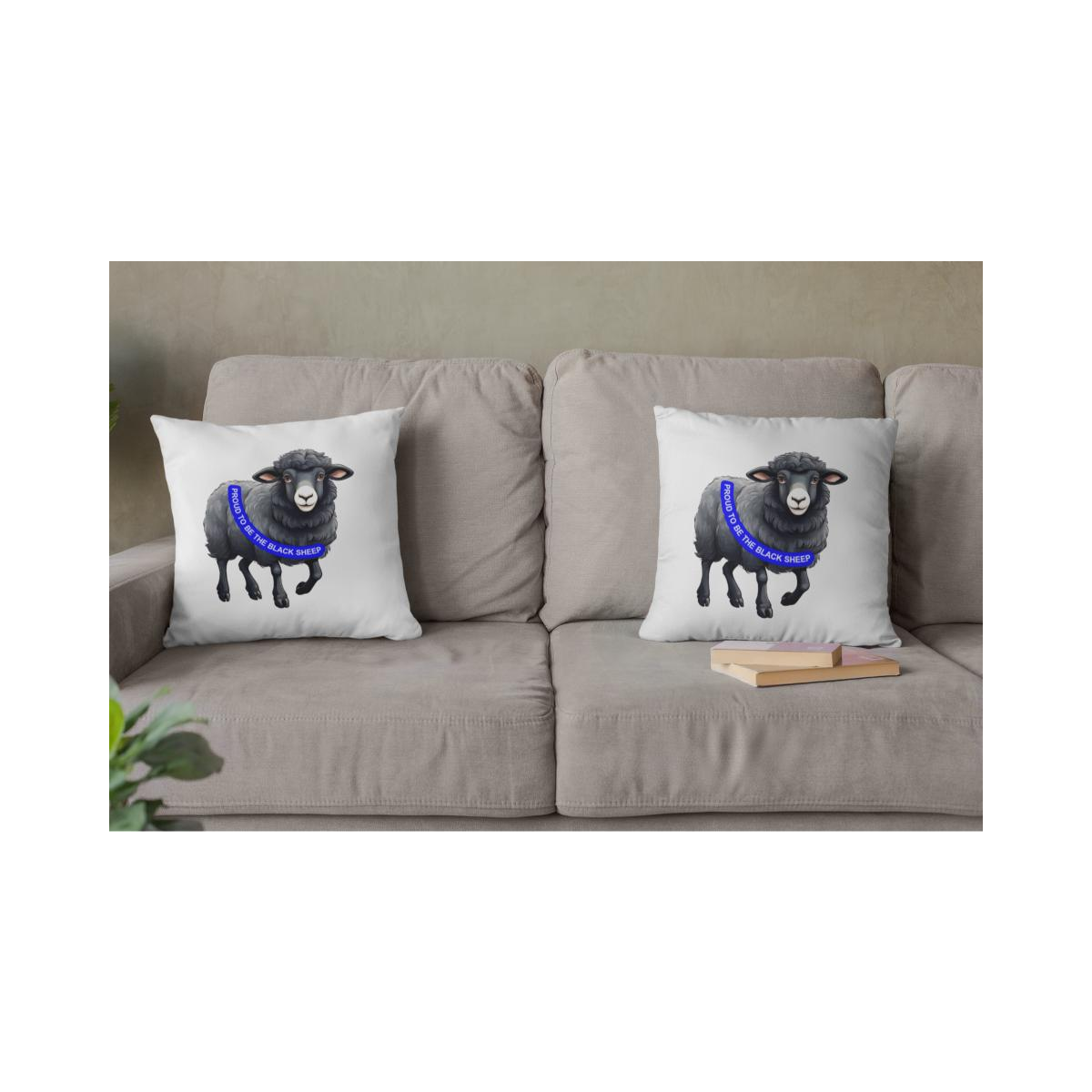 Dekokissen-Set Proud to be the Black Sheep