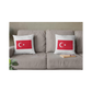 Dekokissen-Set Türkei Flagge