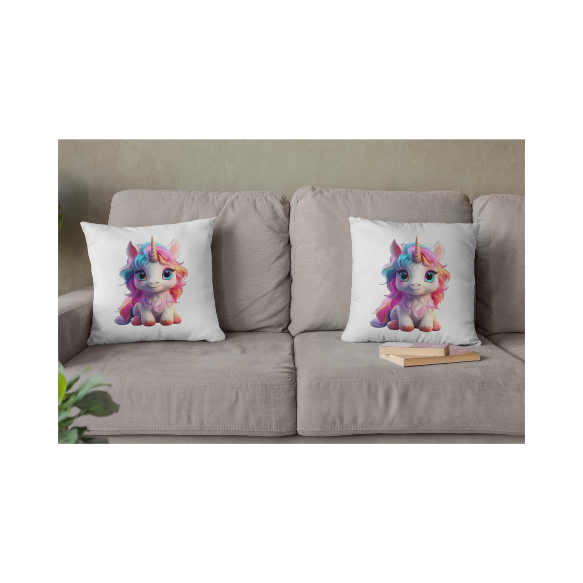 Dekokissen-Set Unicorn Teenager
