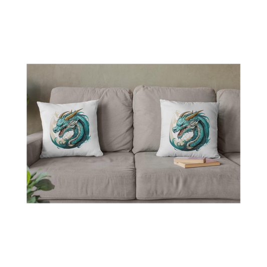 Dekokissen-Set Ying Yang Drache