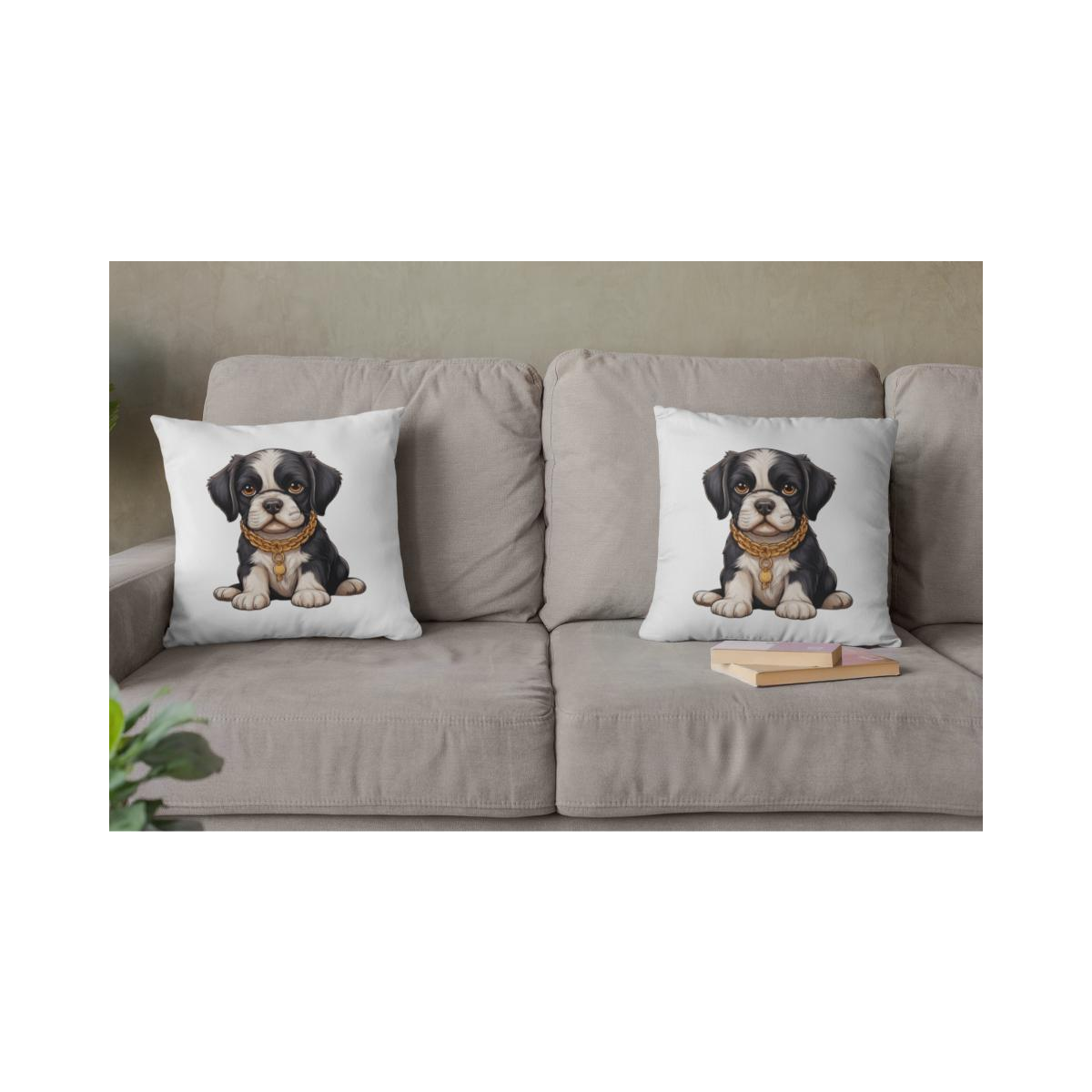 Dekokissen-Set Little Dog