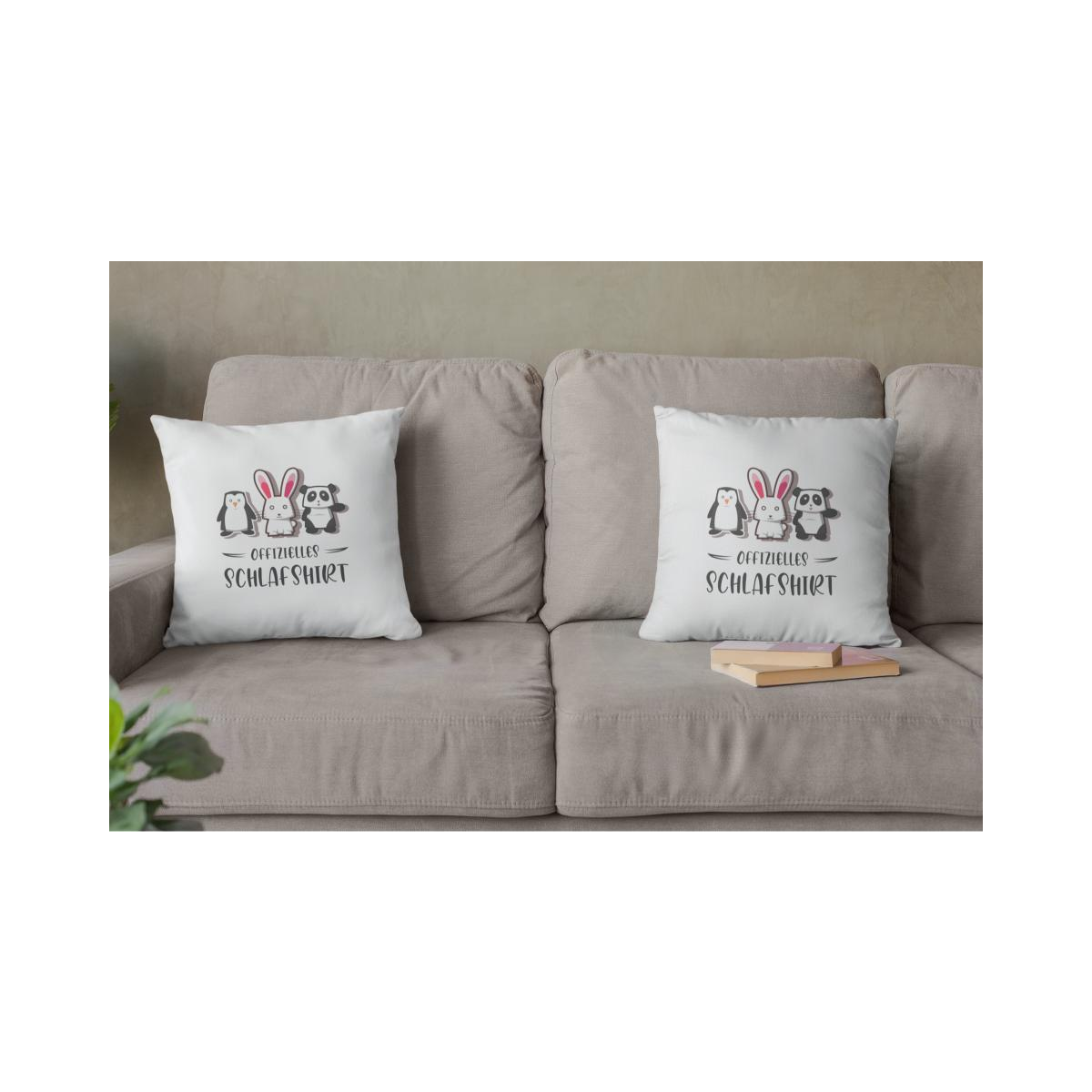 Dekokissen-Set Offizielles Schlafshirt