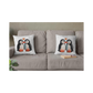 Dekokissen-Set Verliebte Pinguine