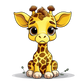 Turnbeutel Comic Giraffe