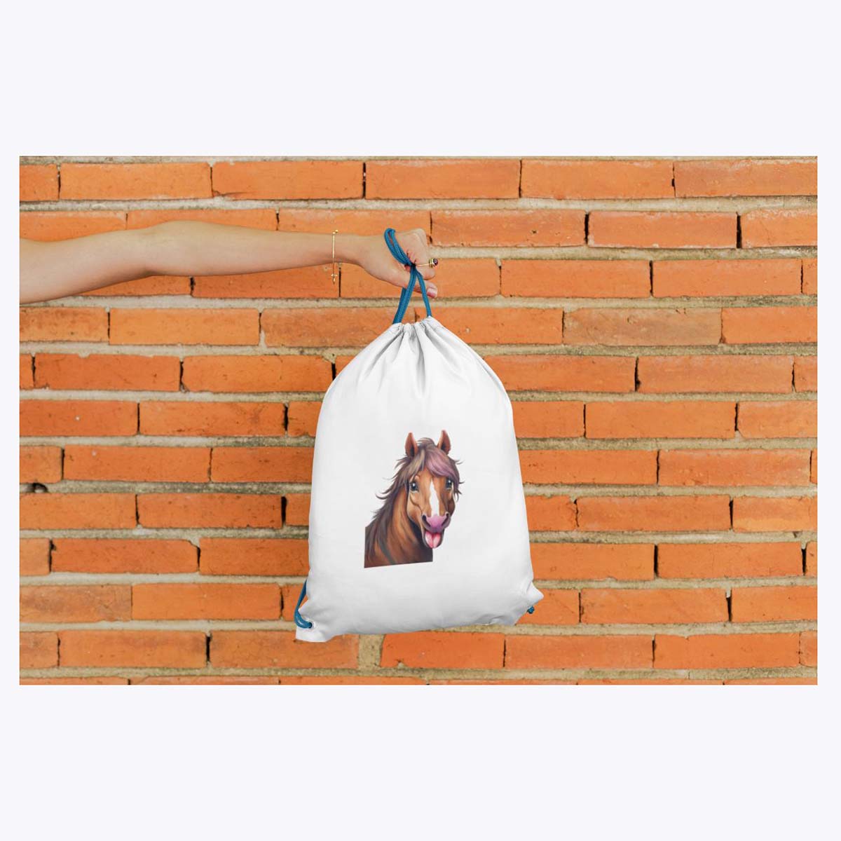 Turnbeutel funny Comic Horse