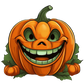 Turnbeutel Halloween Pumpkin Smile