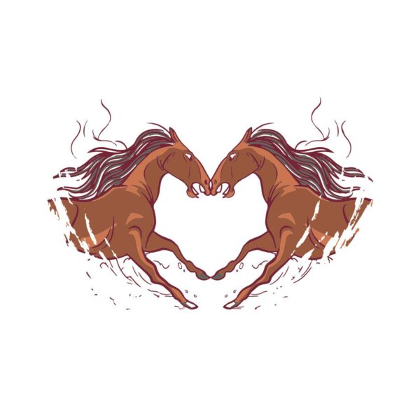 Turnbeutel Horse Love
