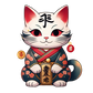 Turnbeutel Japanese Lucky Cat
