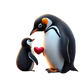 Turnbeutel Pinguin Mother Love