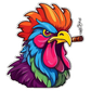 Turnbeutel Rooster