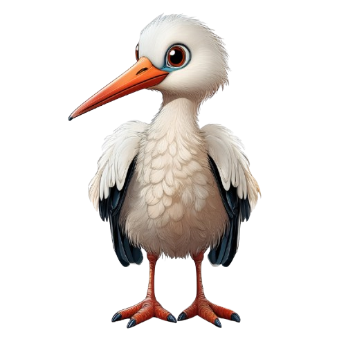 Turnbeutel süsser Storch