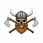 Turnbeutel Vikinger Skull Head
