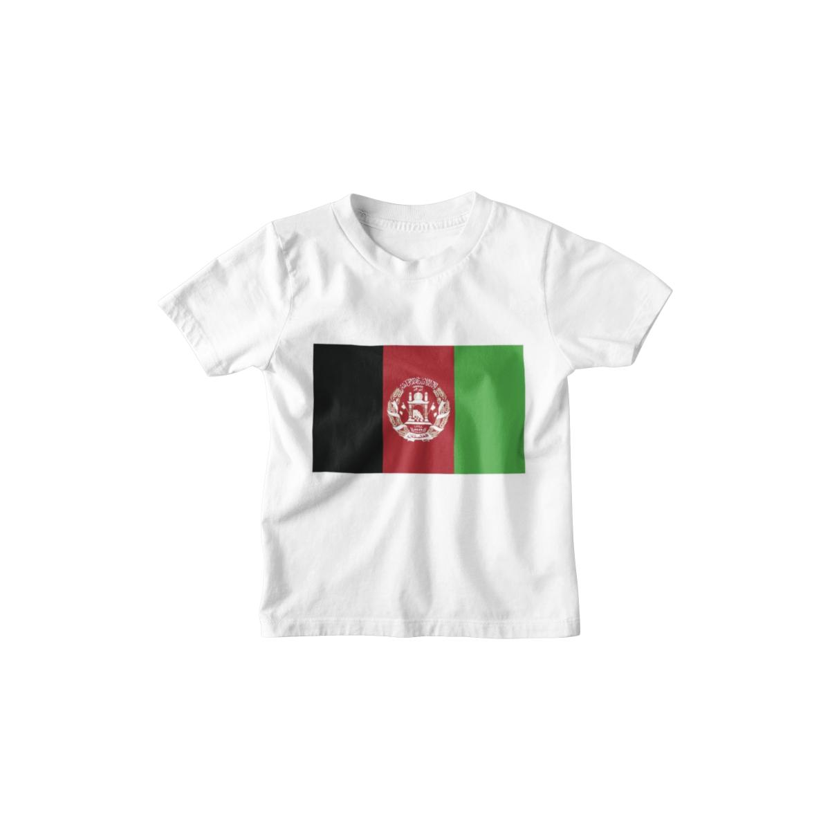 Kinder T-Shirt Afghanistan Flagge