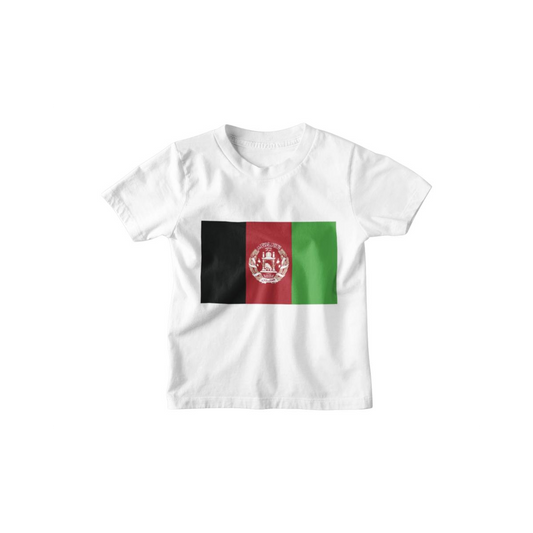 Kinder T-Shirt Afghanistan Flagge