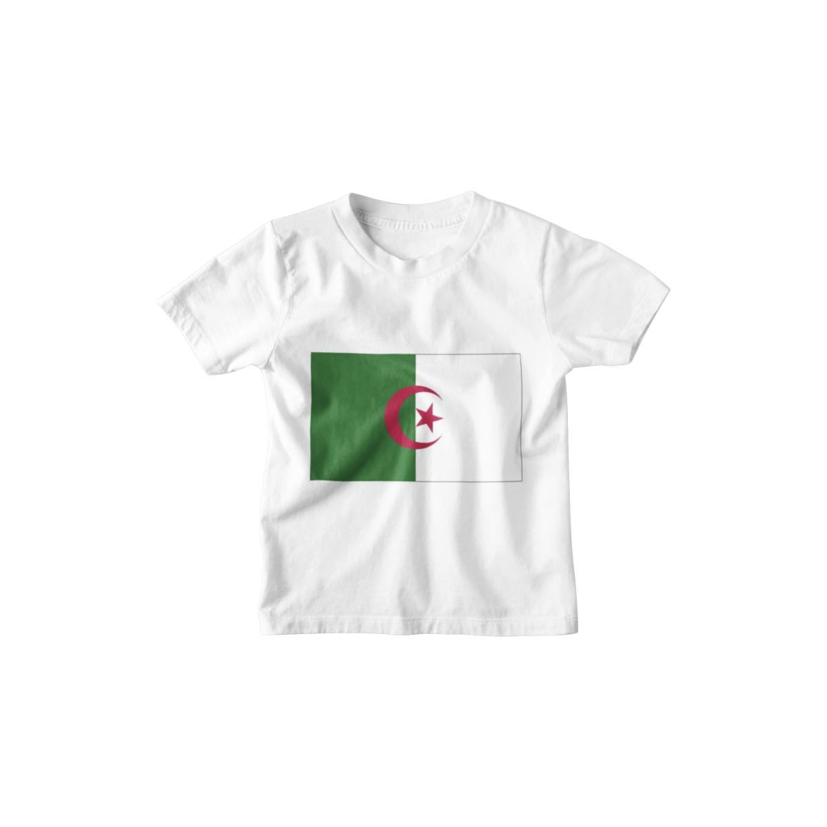 Kinder T-Shirt Algerien Flagge
