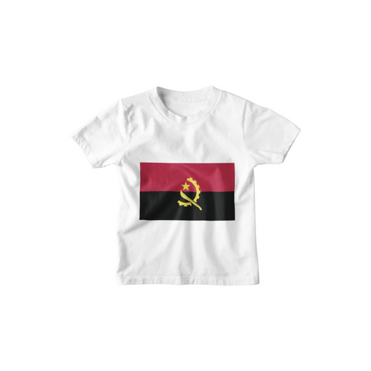 Kinder T-Shirt Angola Flagge