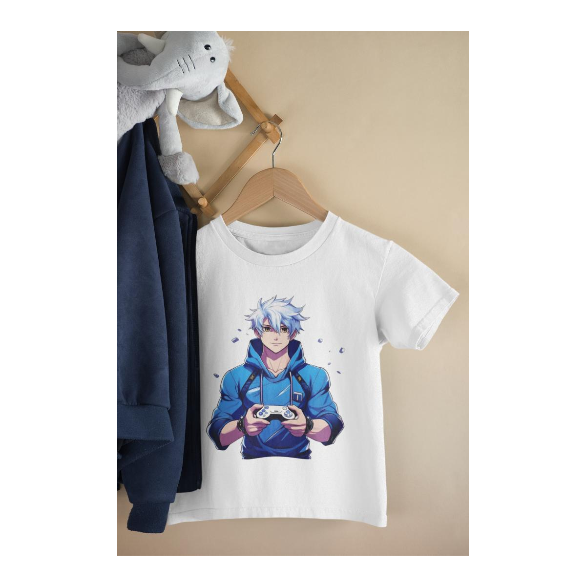 Kinder T-Shirt Anime Gamer