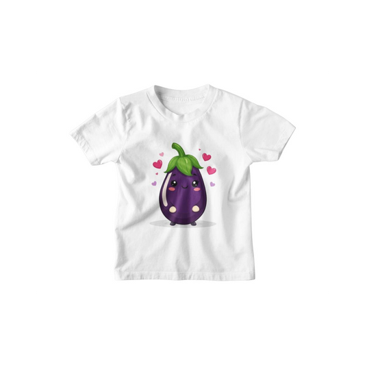 Kinder T-Shirt Baby Aubergine