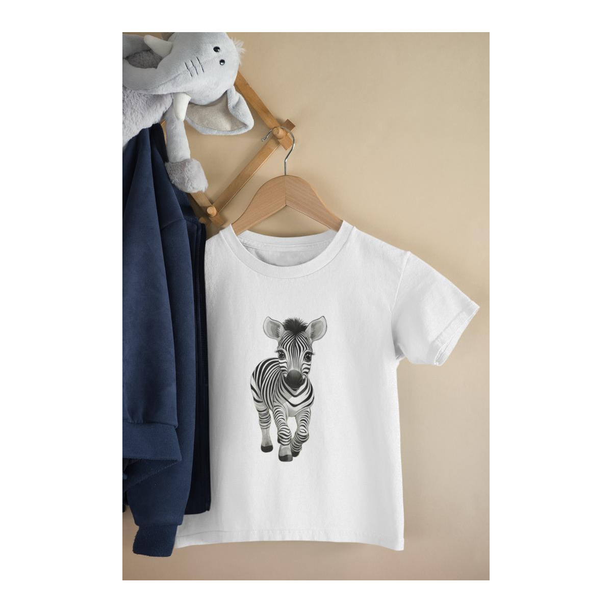 Kinder T-Shirt Baby Zebra