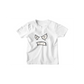 Kinder T-Shirt Cartoon Face Angry
