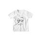Kinder T-Shirt Cartoon Face Bored