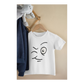 Kinder T-Shirt Cartoon Face Emoji Face Funny