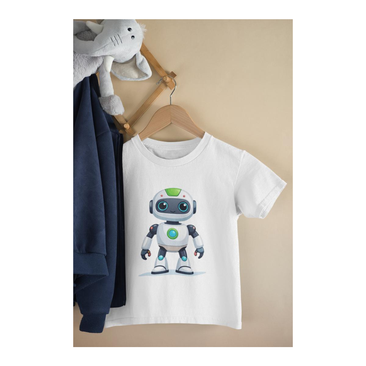 Kinder T-Shirt Cartoon Roboboy