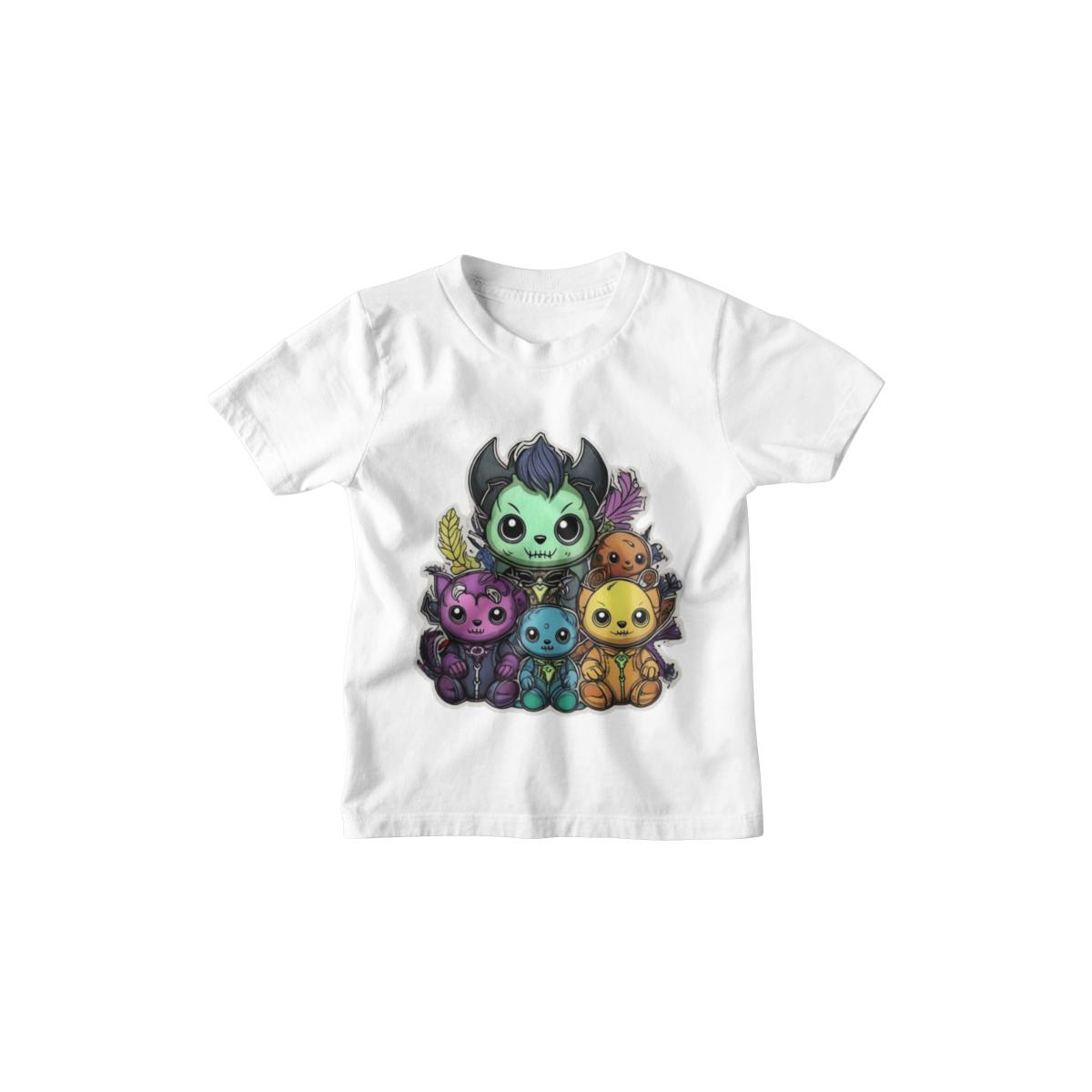 Kinder T-Shirt Comic Gothic Plüschtiere
