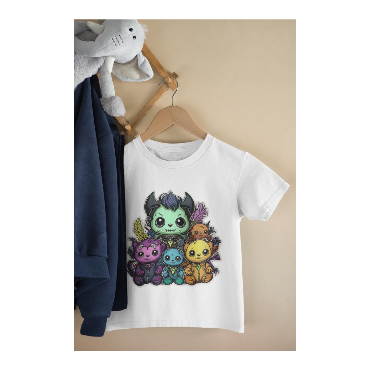 Kinder T-Shirt Comic Gothic Plüschtiere