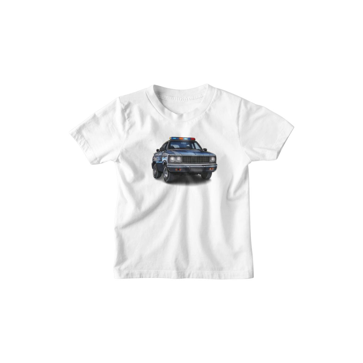 Kinder T-Shirt Comic Polizeiauto