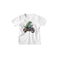 Kinder T-Shirt Dino auf Motorrad