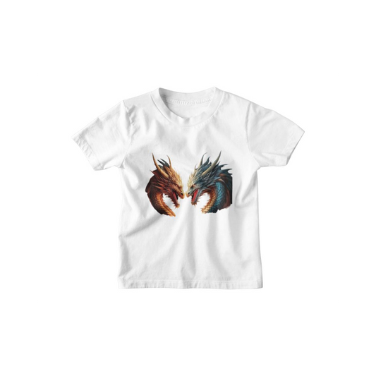 Kinder T-Shirt Drachenköpfe