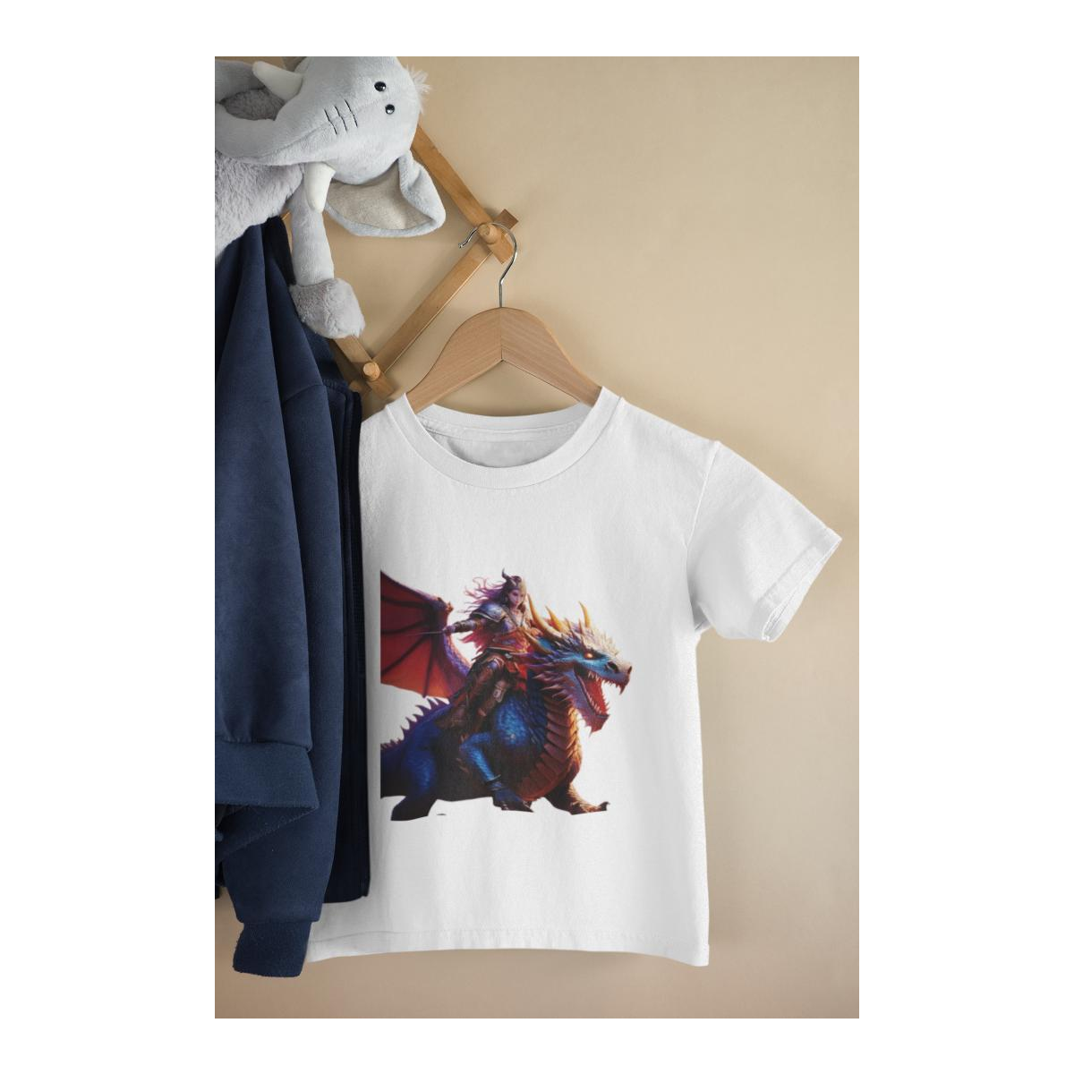 Kinder T-Shirt Drachenkriegerin