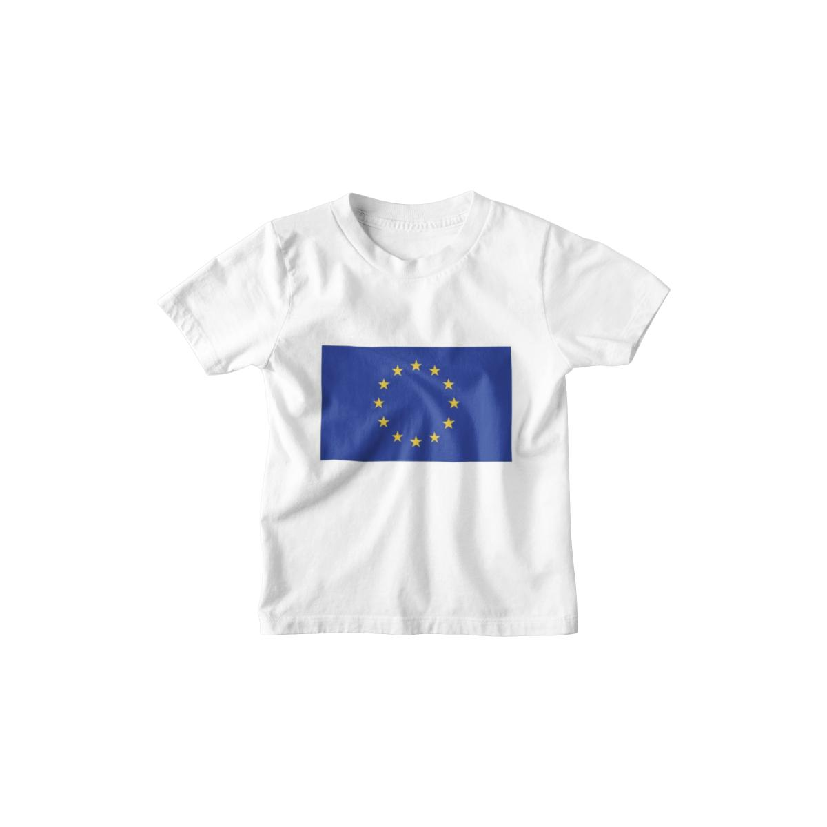 Kinder T-Shirt EU Flagge