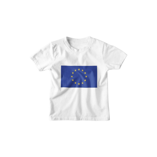 Kinder T-Shirt EU Flagge