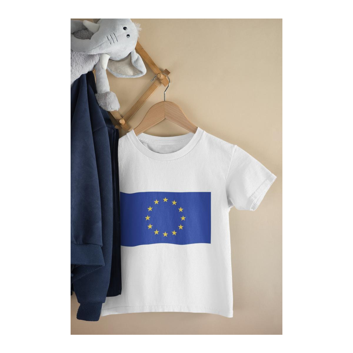 Kinder T-Shirt EU Flagge