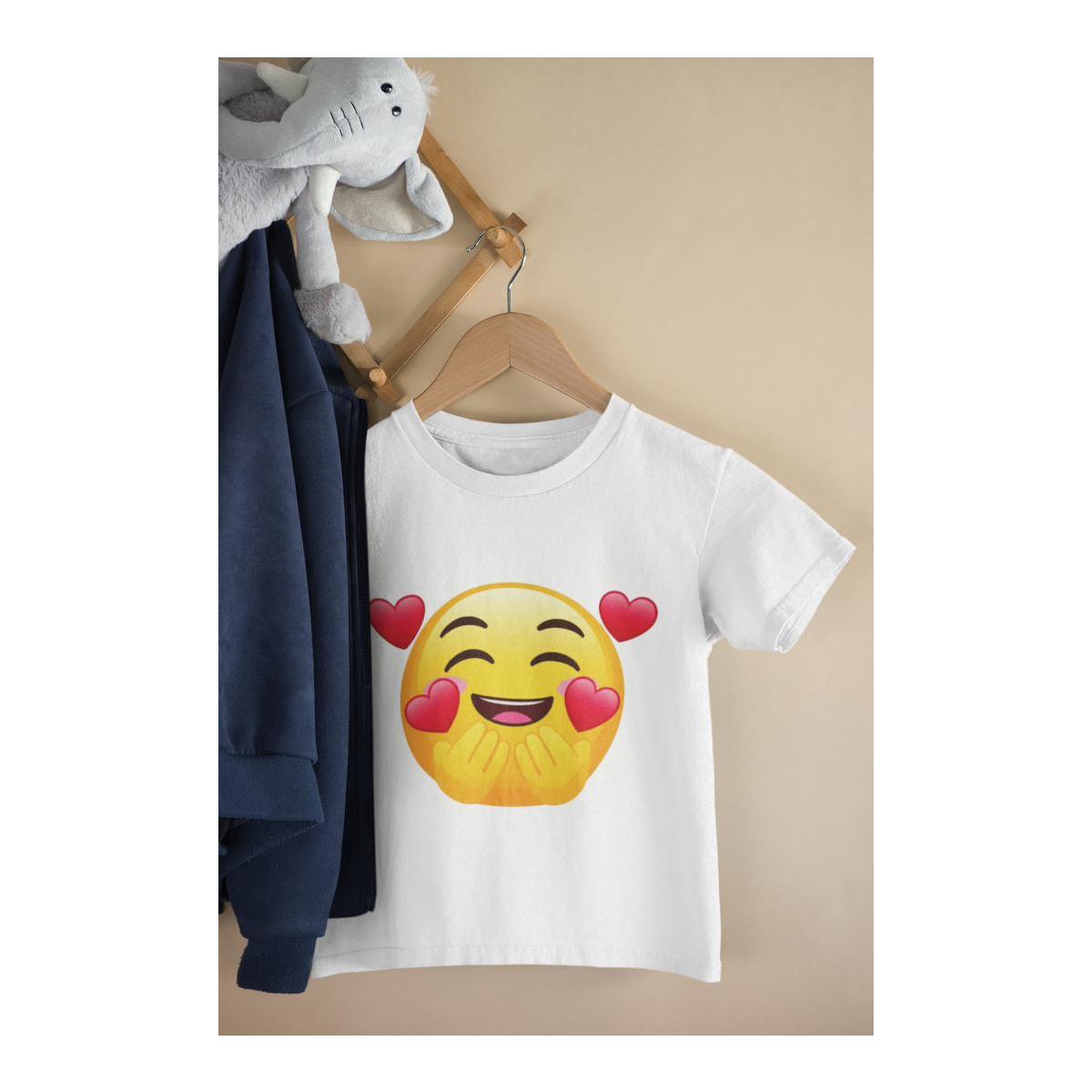 Kinder T-Shirt Emoji in Love