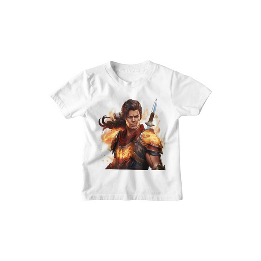 Kinder T-Shirt Feuerkrieger