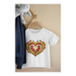 Kinder T-Shirt Flame Heart Ornamed