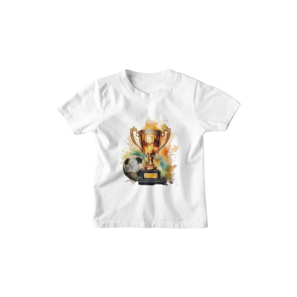Kinder T-Shirt Fussball-Pokal