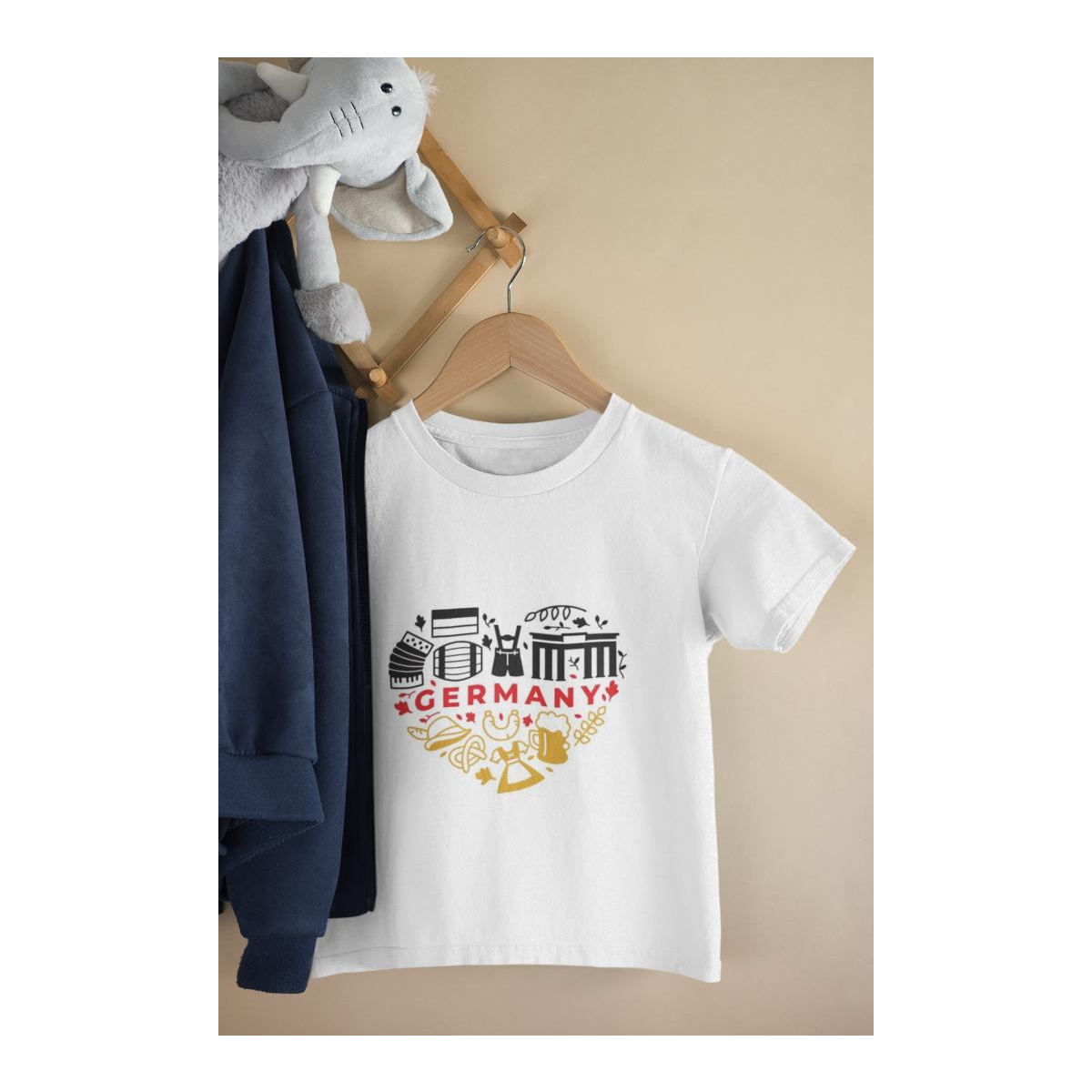 Kinder T-Shirt Germany Love