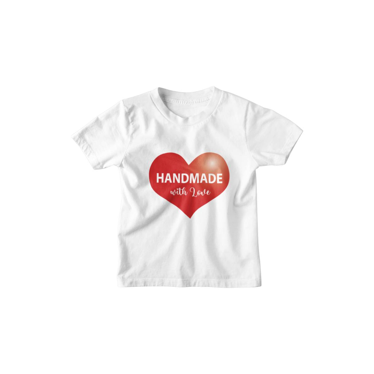 Kinder T-Shirt Handmade with Love