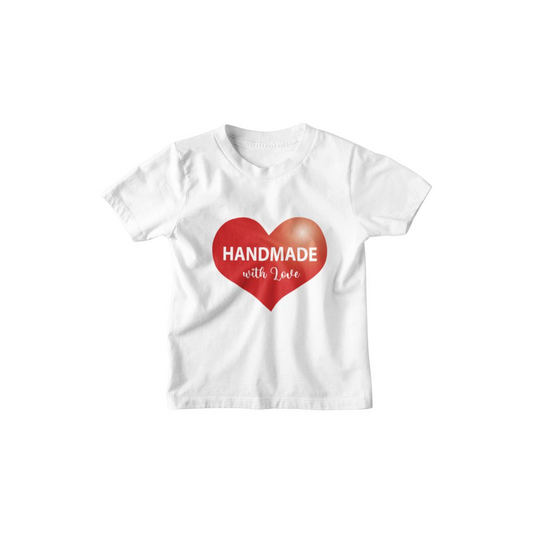 Kinder T-Shirt Handmade with Love