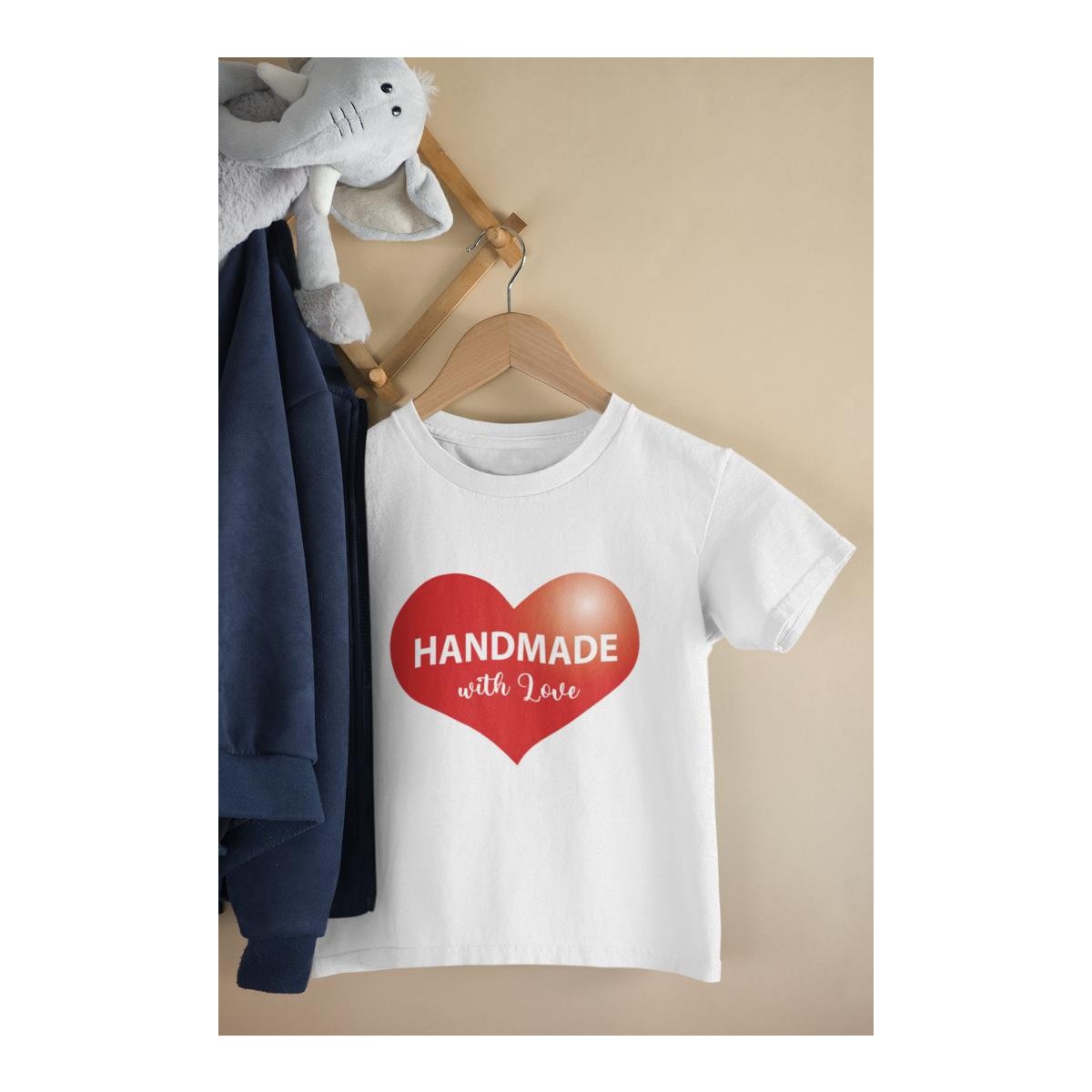 Kinder T-Shirt Handmade with Love