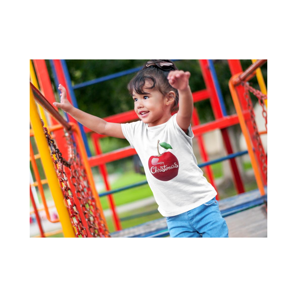 Kinder T-Shirt Happy Christmas