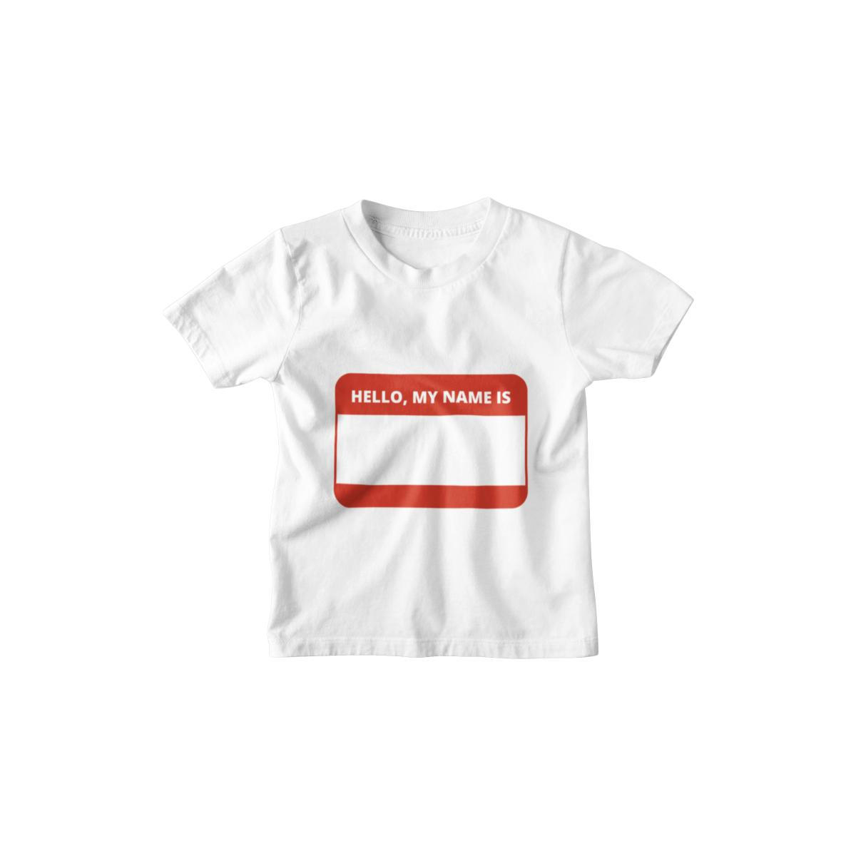 Kinder T-Shirt Hello, MY NAME IS...