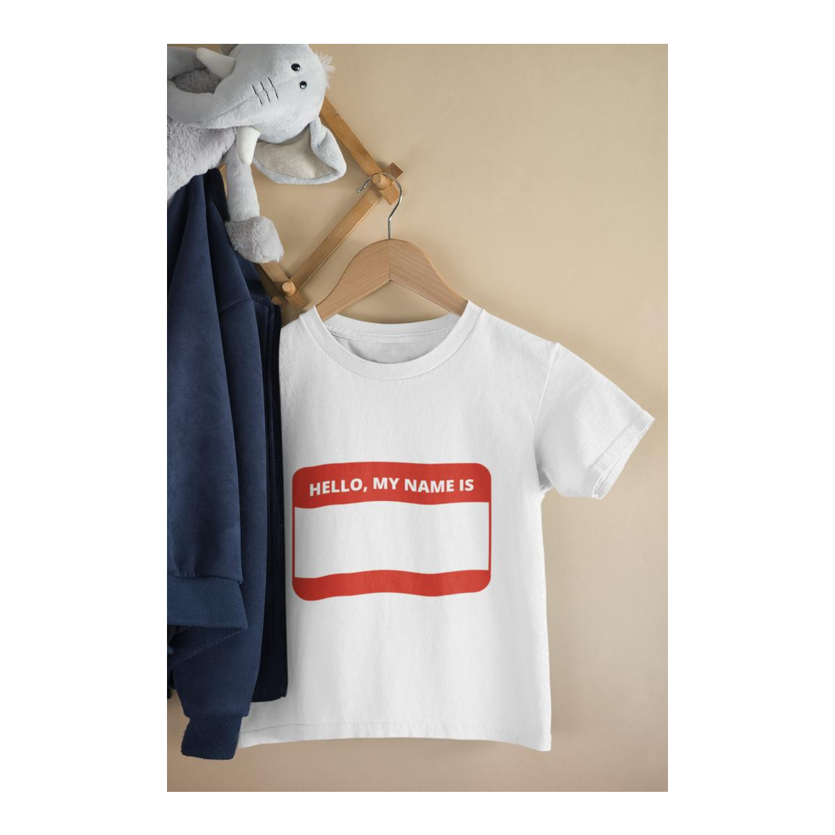 Kinder T-Shirt Hello, MY NAME IS...